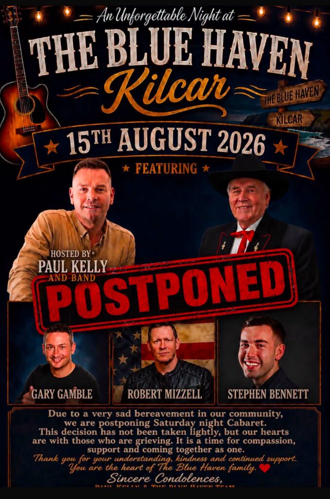 Bluehaven Postponed